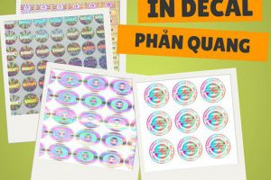 Dịch vụ in tem decal phản quang